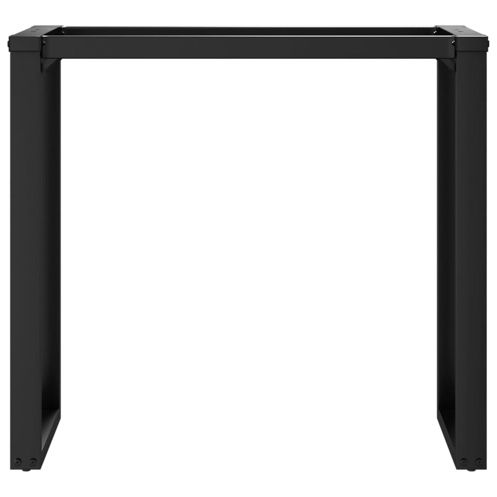 Sleek Steel O-Frame Dining Table Legs 80x40x73 cm
