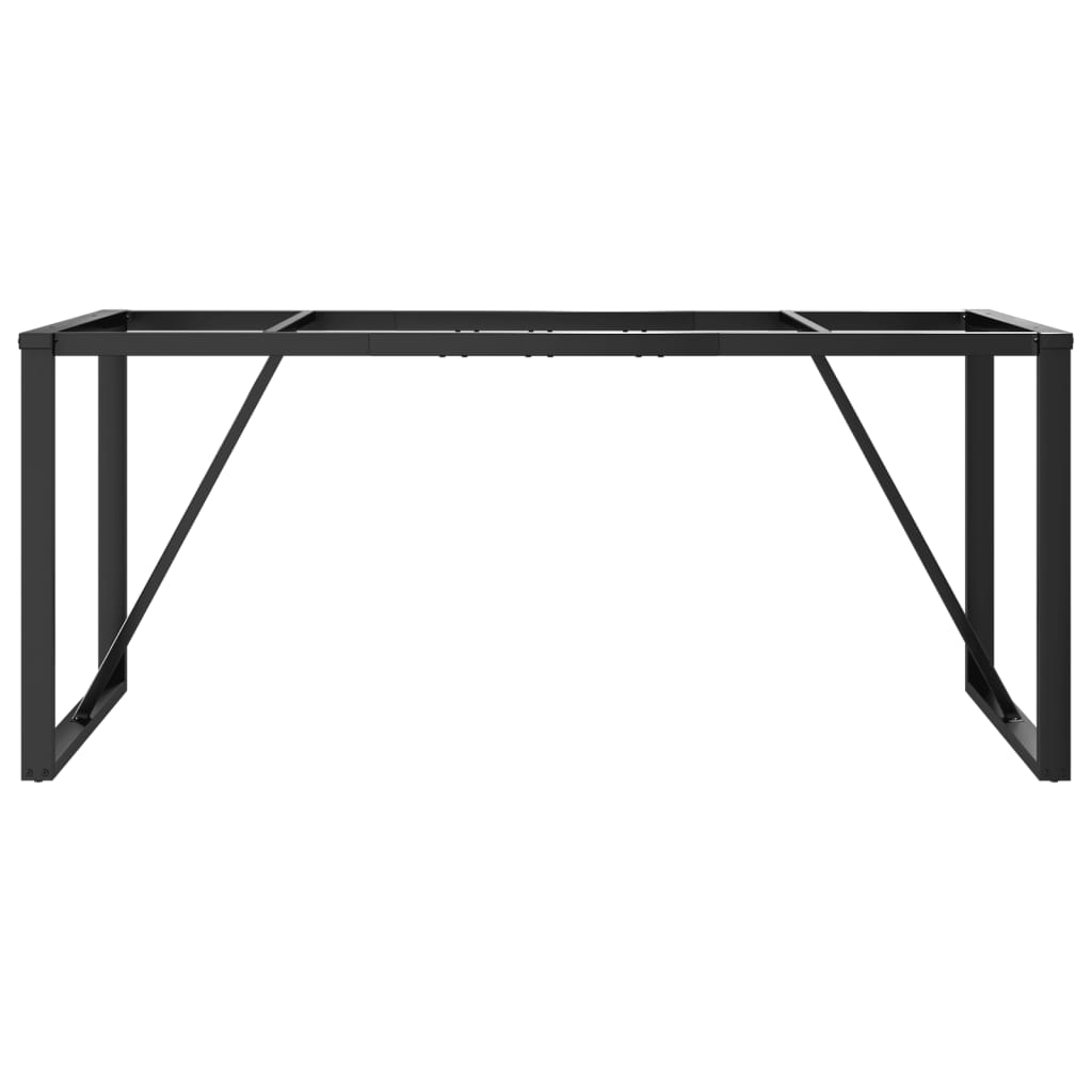 Steel O-Frame Dining Table Legs 160x80x73 cm - Modern Design