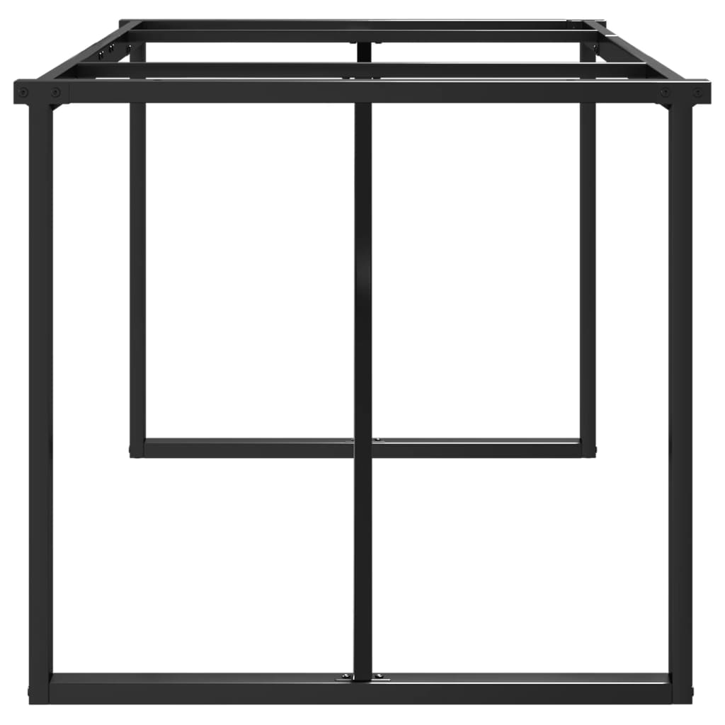 Steel O-Frame Dining Table Legs 160x80x73 cm - Modern Design
