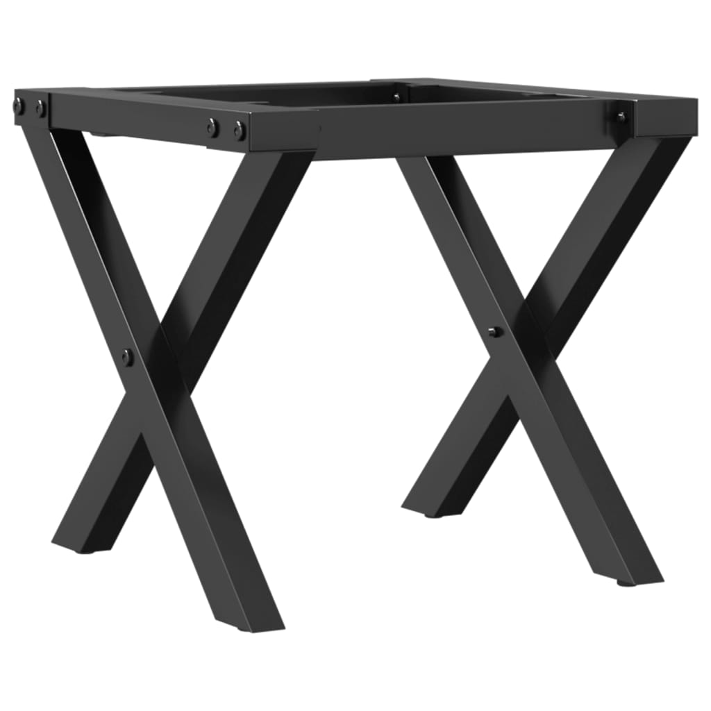 X-Frame Steel Coffee Table Legs 40x40x33 cm - Durable & Stylish