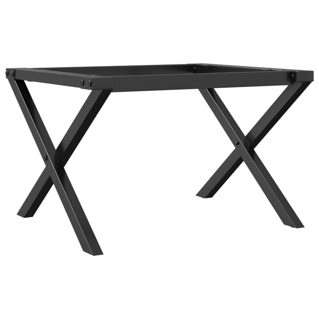 Steel X-Frame Coffee Table Legs, 60x40x38cm - Modern & Durable