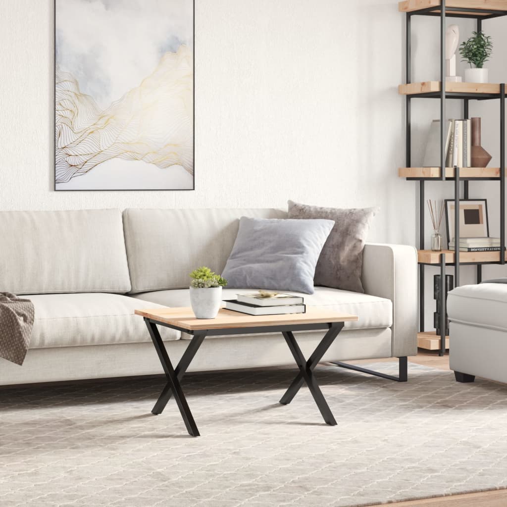 Steel X-Frame Coffee Table Legs, 60x40x38cm - Modern & Durable