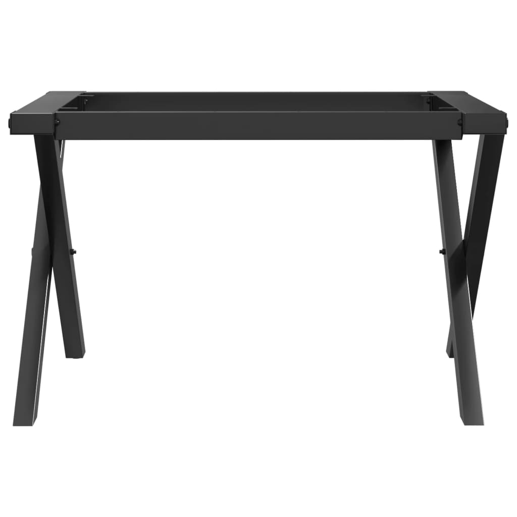 Steel X-Frame Coffee Table Legs, 60x40x38cm - Modern & Durable