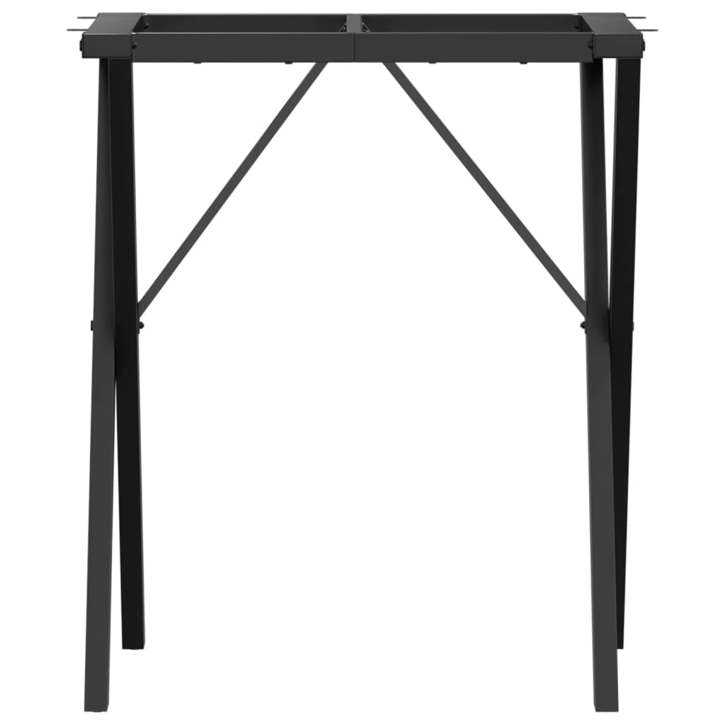 Steel X-Frame Dining Table Legs 60x40x73 cm - Durable & Stylish