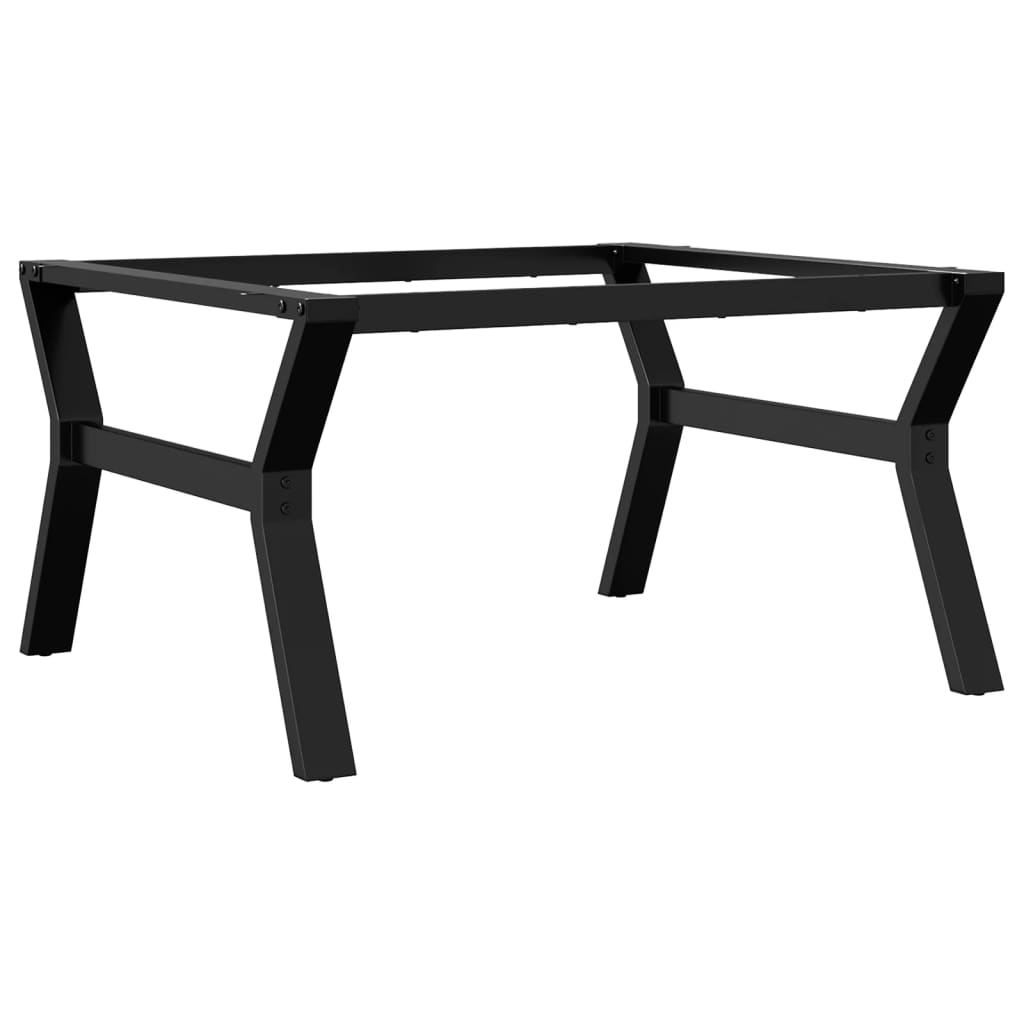 Sleek Steel Y-Frame Coffee Table Legs 80x70x43 cm