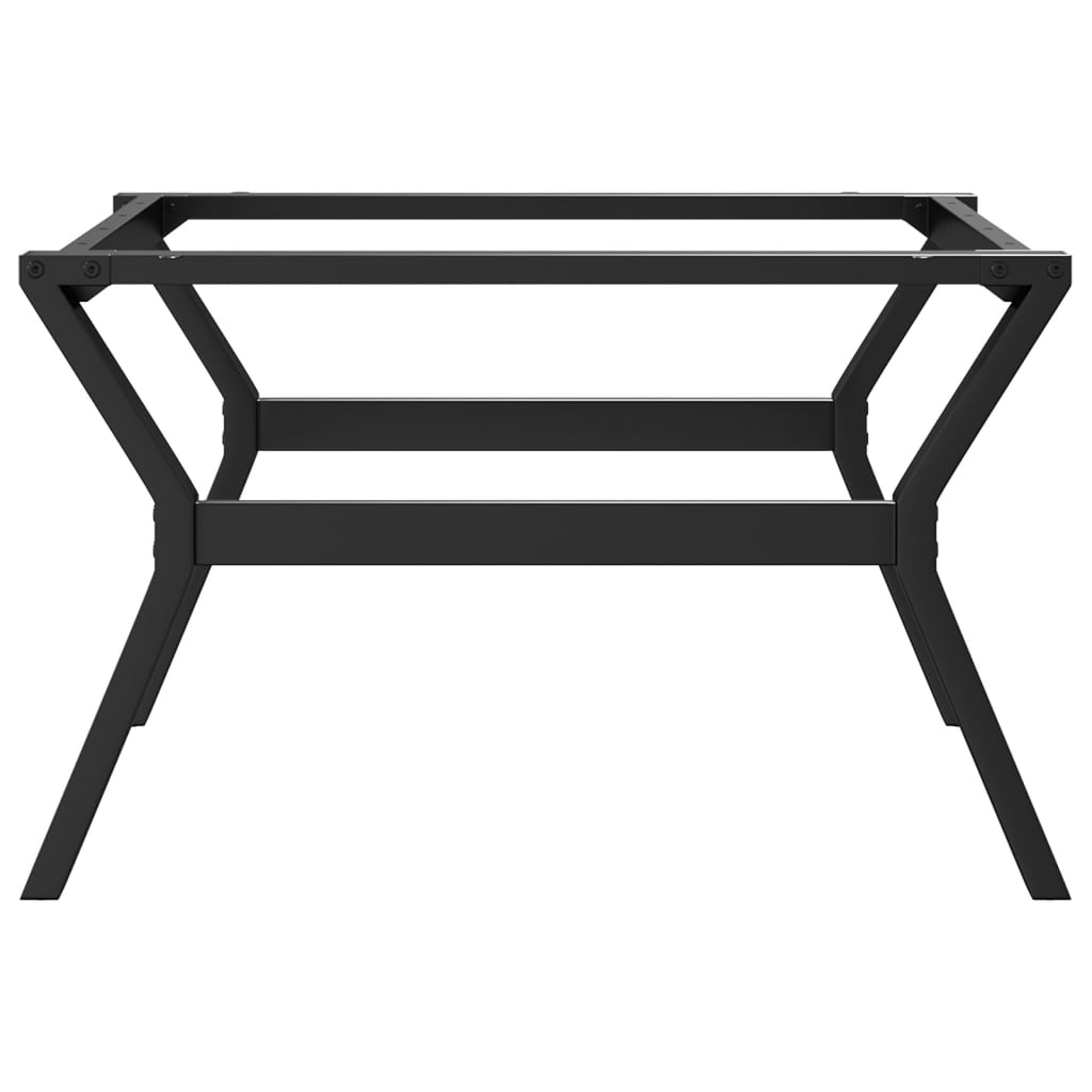 Sleek Steel Y-Frame Coffee Table Legs 80x70x43 cm