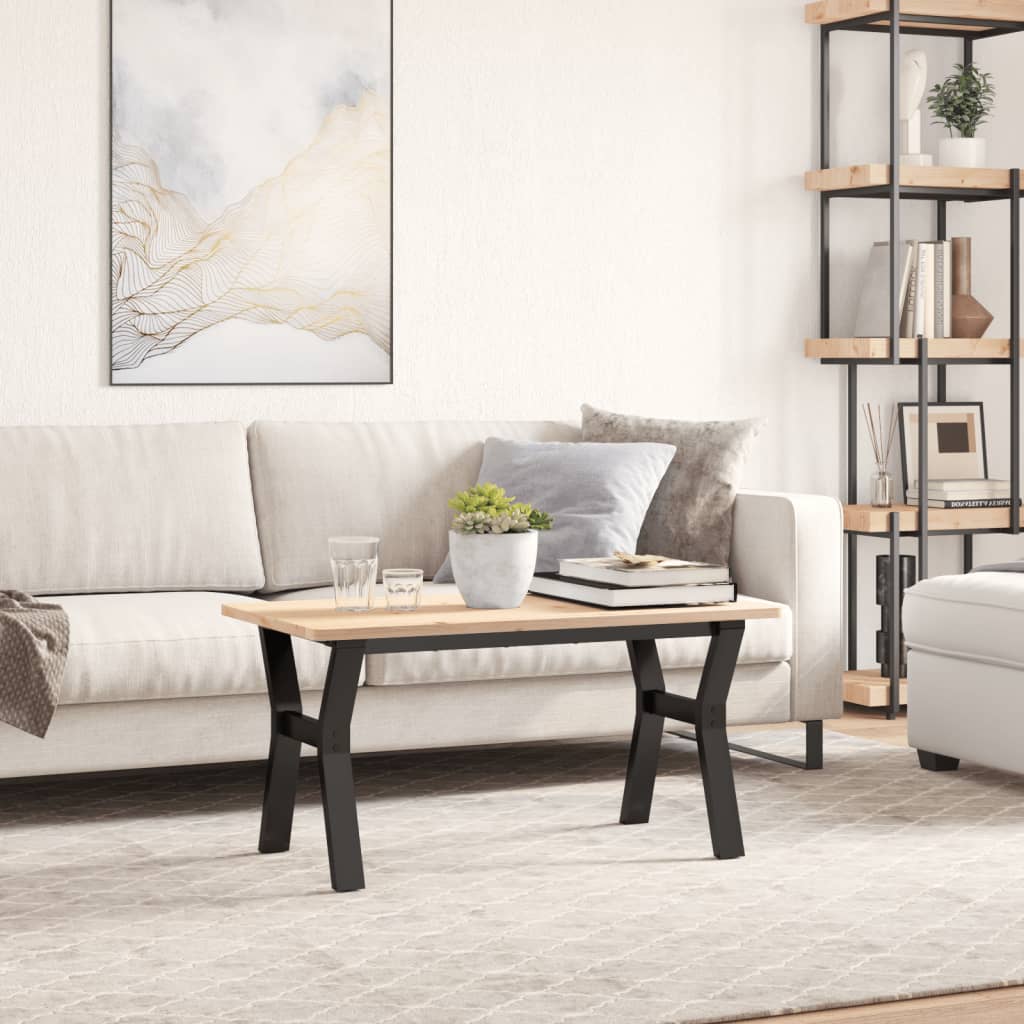 Steel Y-Frame Coffee Table Legs 80x40x43 cm - Durable Design