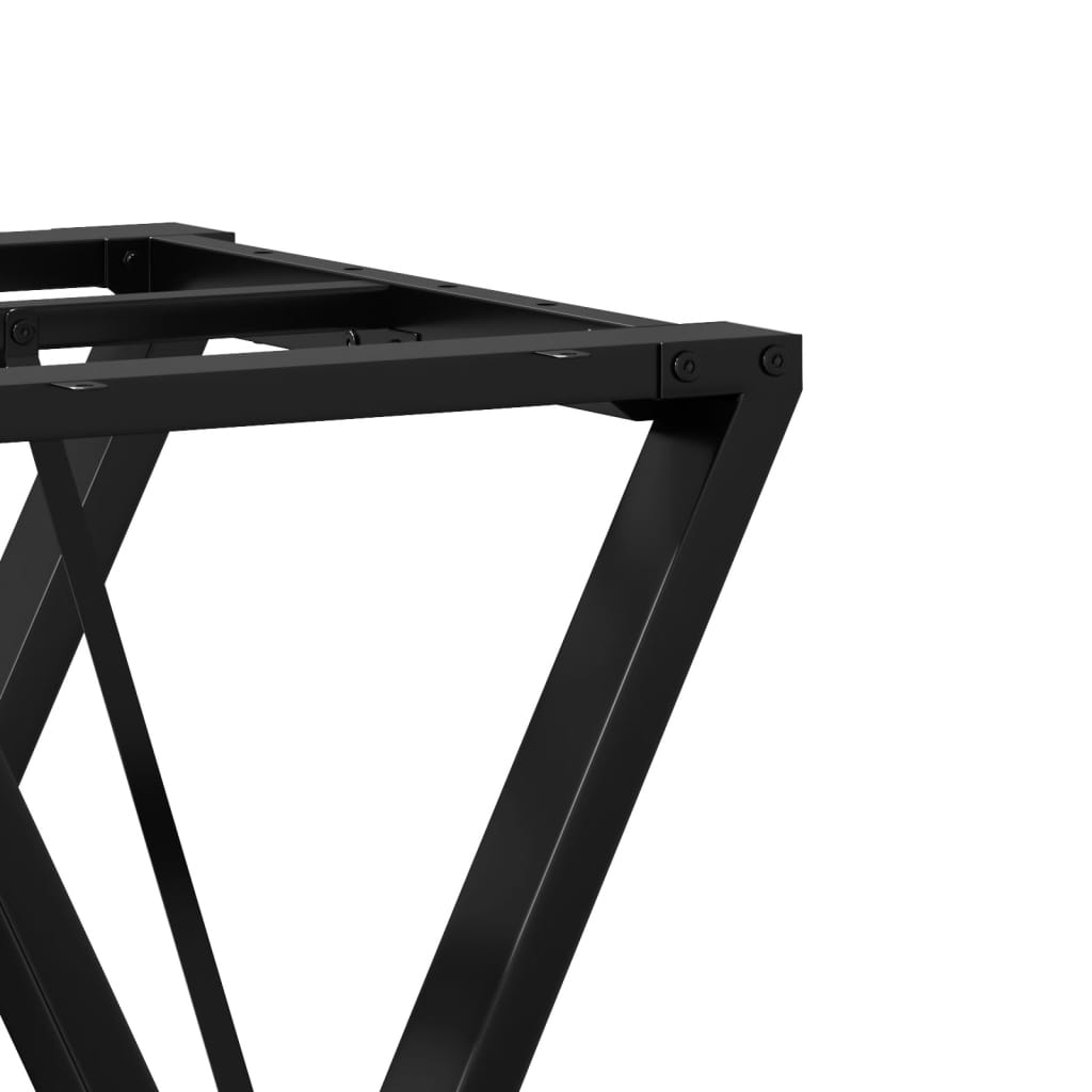 Steel Y-Frame Dining Table Legs 50x40x73 cm - Durable Support