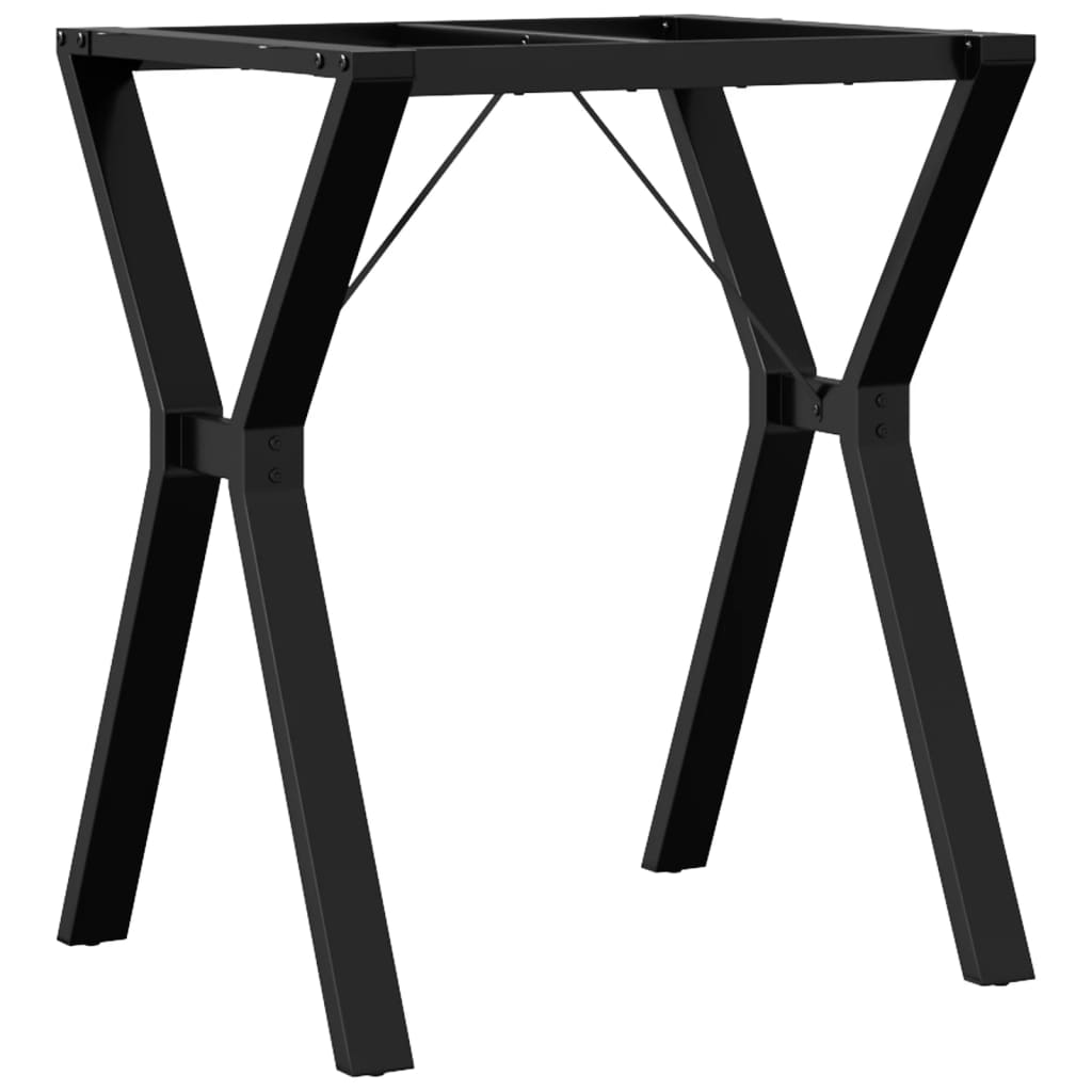 Steel Y-Frame Dining Table Legs - 60x50x73 cm, Durable Design