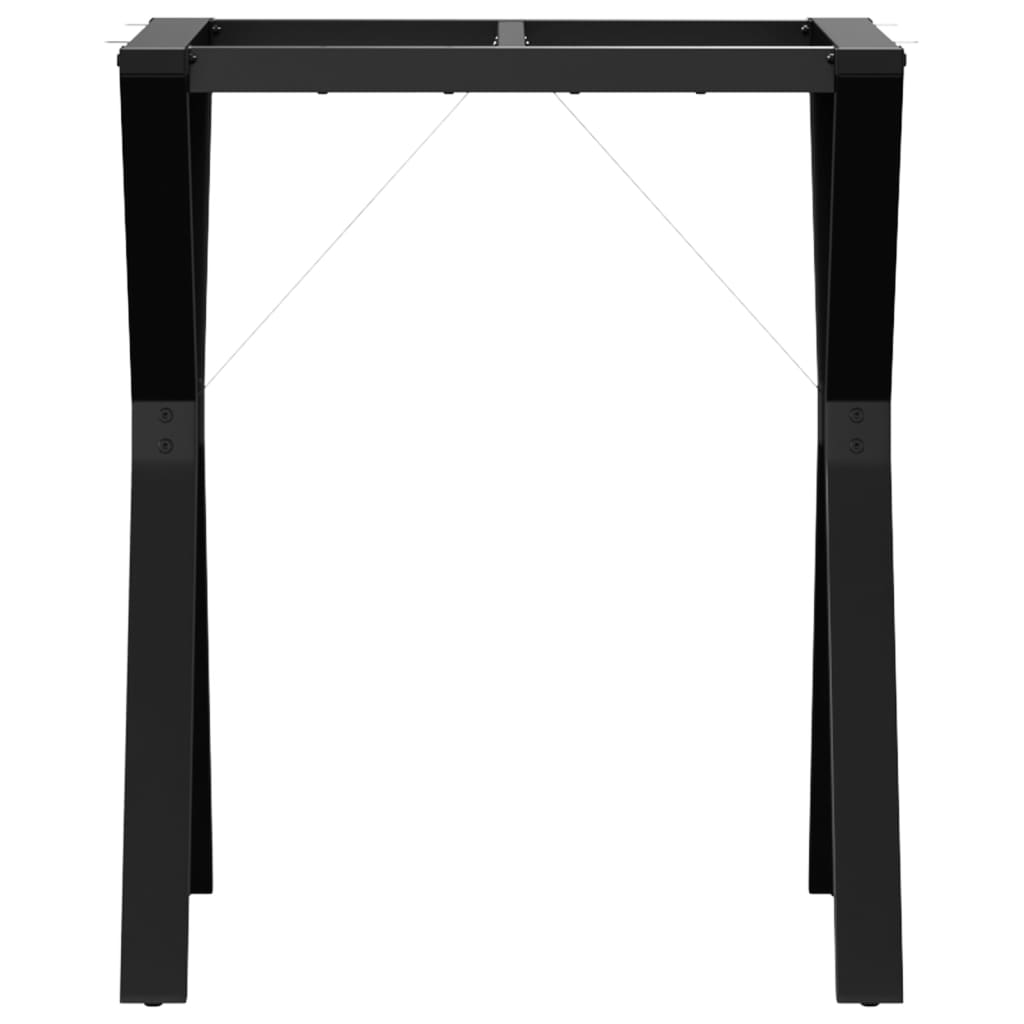 Steel Y-Frame Dining Table Legs - 60x50x73 cm, Durable Design
