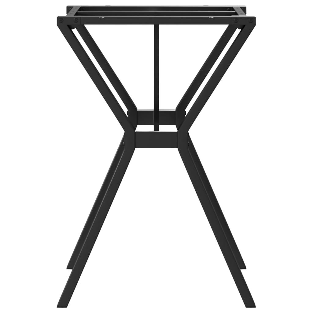 Steel Y-Frame Dining Table Legs - 60x50x73 cm, Durable Design