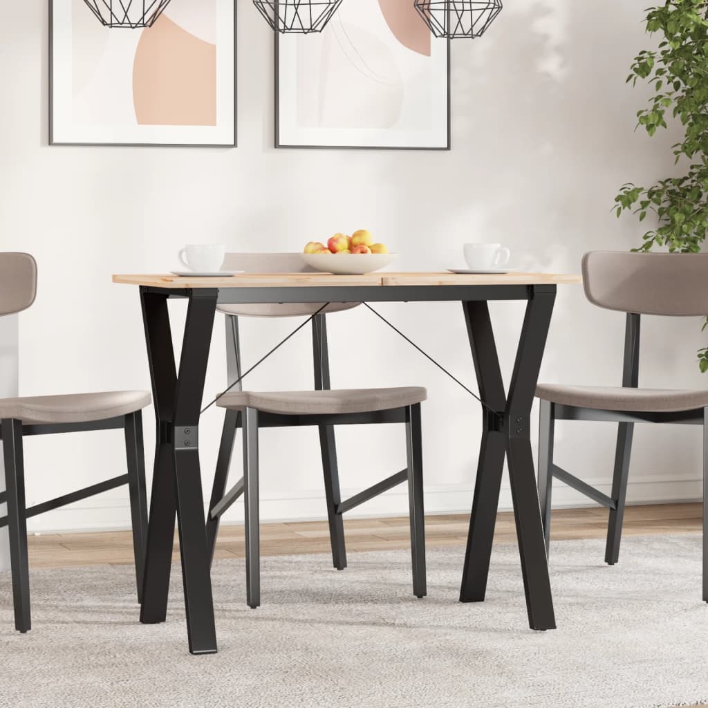 Steel Y-Frame Dining Table Legs, 80x40x73 cm – Durable Support