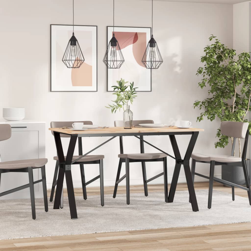 Steel Y-Frame Dining Table Legs 120x60x73 cm - Sleek & Durable