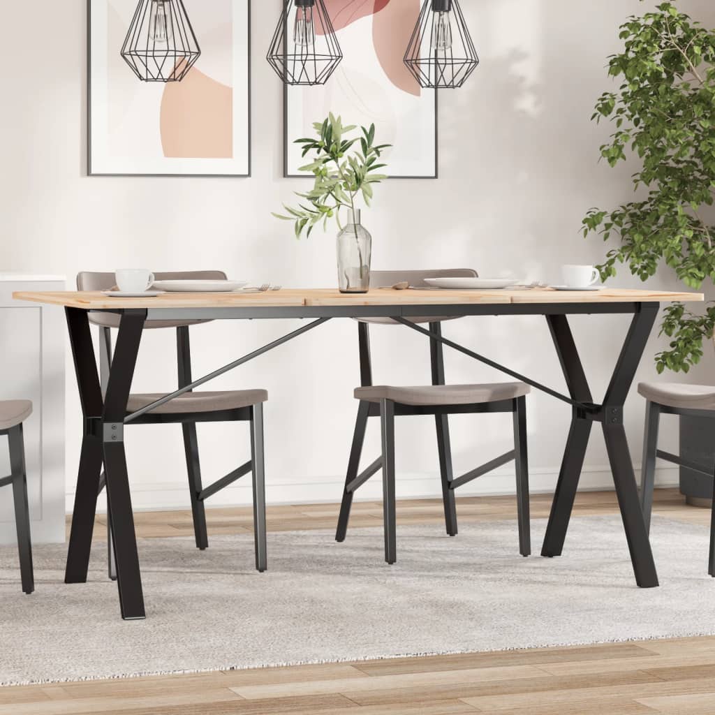 Steel Y-Frame Dining Table Legs 140x60x73 cm - Durable & Stylish