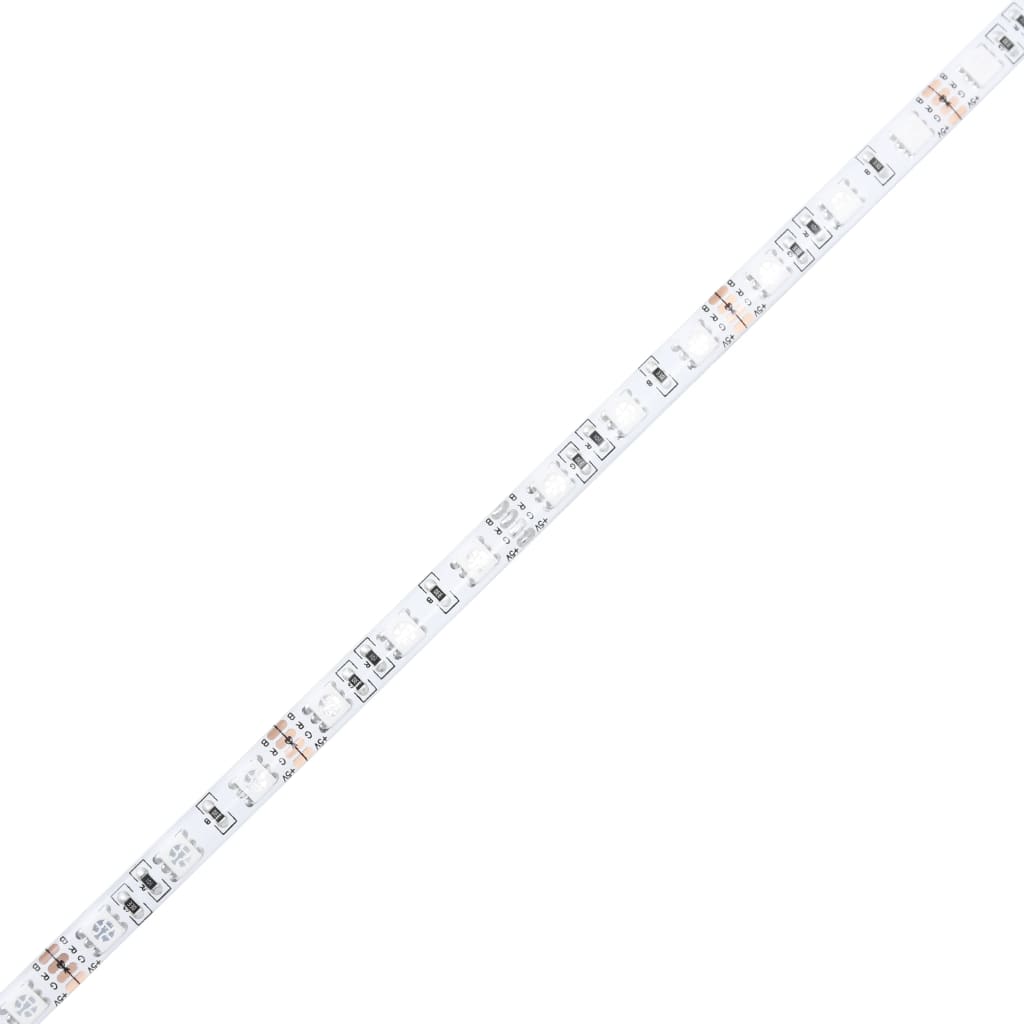 White LED Bed Frame 90x190 cm Single Without Mattress - Modern Design