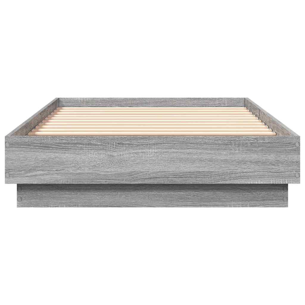 Grey Sonoma Single Bed Frame - 90x190cm Engineered Wood