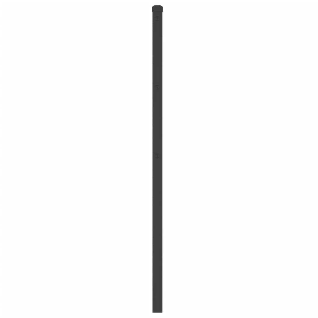 Stylish Black Metal Headboard - 100 cm