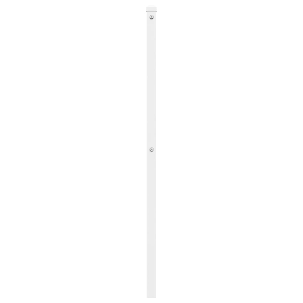 White Metal Headboard - Elegant 107 cm Design for Your Bedroom