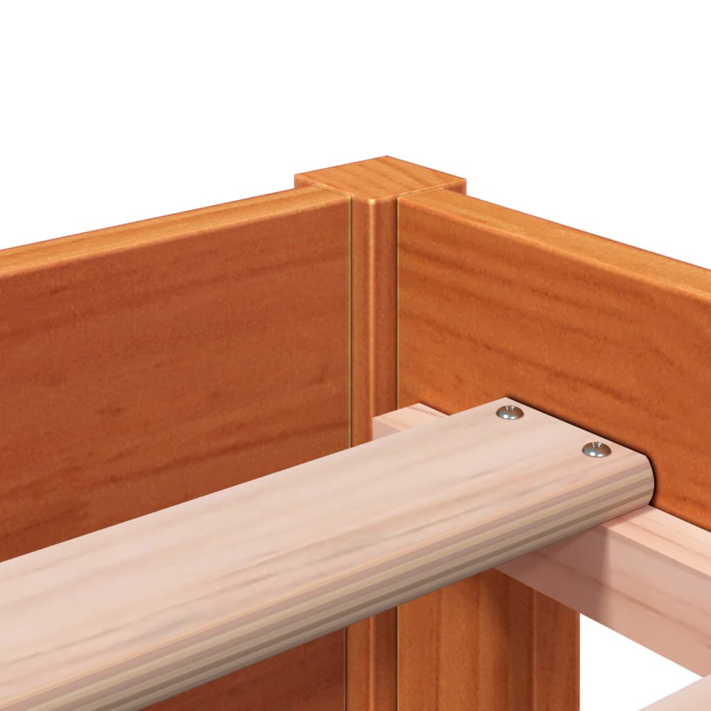 Wax Brown Solid Pine Day Bed Frame 90x200 cm - No Mattress