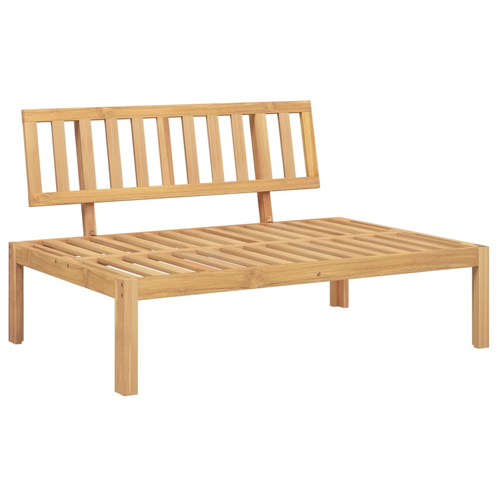 Solid Acacia Wood Garden Pallet Sofa Set - 4 Piece Outdoor Furniture