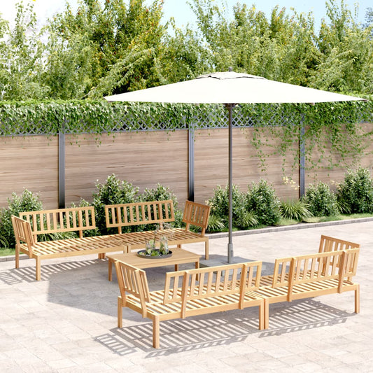 5 Piece Solid Acacia Wood Garden Pallet Sofa Set