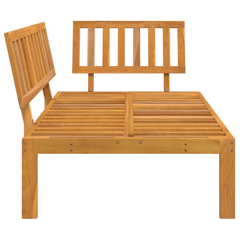 Solid Acacia Wood Garden Pallet Corner Sofa - Stylish & Durable