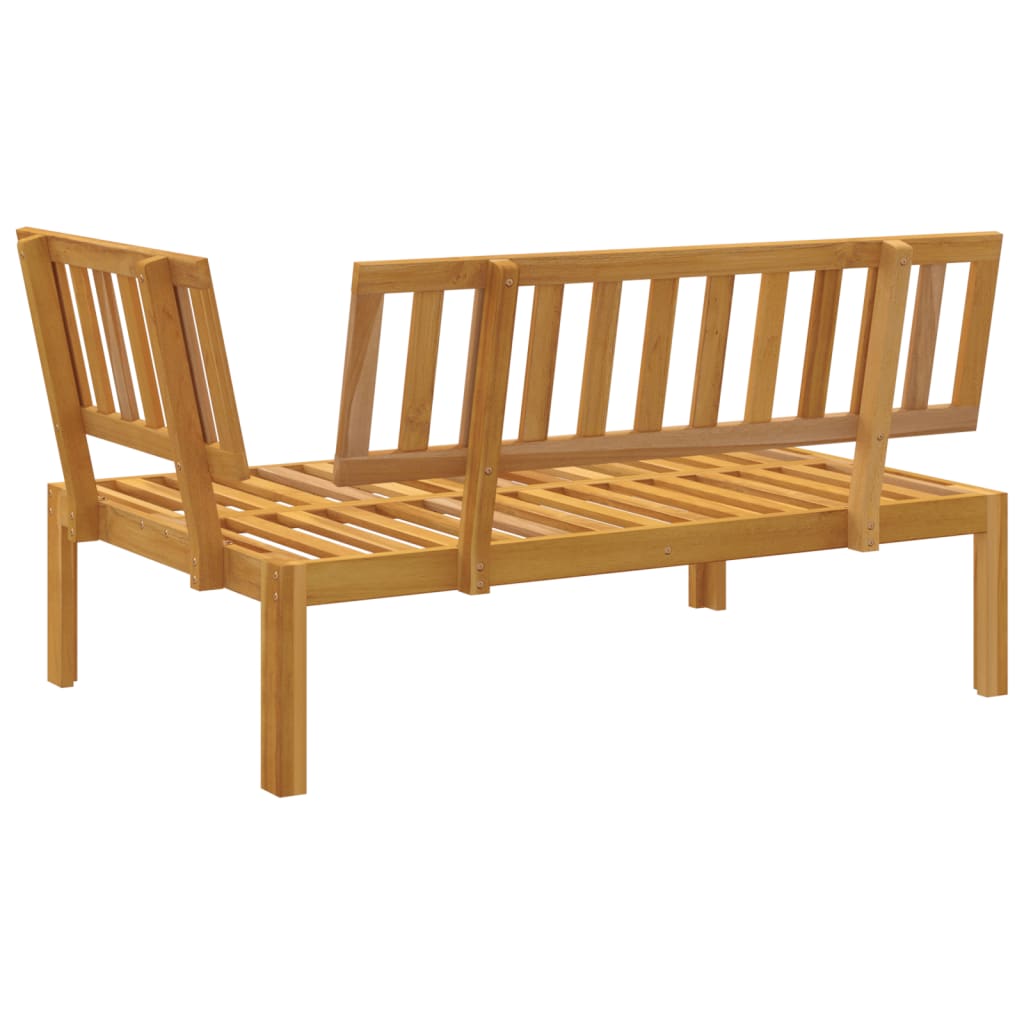 Solid Acacia Wood Garden Pallet Corner Sofa - Stylish & Durable