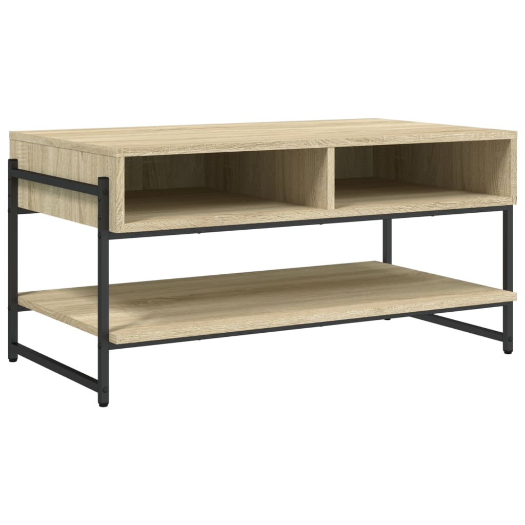 Coffee Table Sonoma Oak 90x50x45 cm Engineered Wood