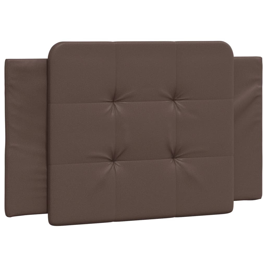 Bed Frame without Mattress "Zadar" Brown 90x200 cm Faux Leather