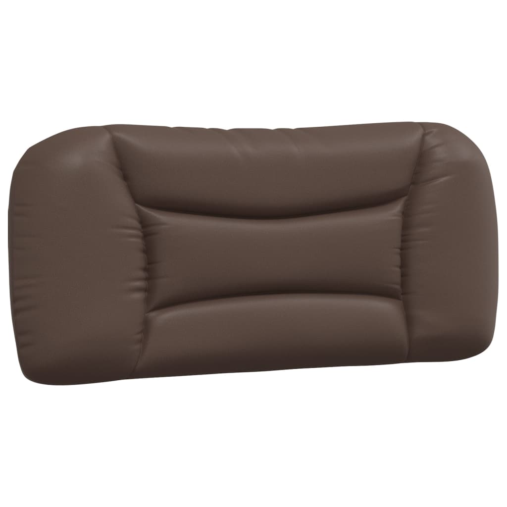 Bed Frame with LED without Mattress "Hvar" Brown 90x200 cm
