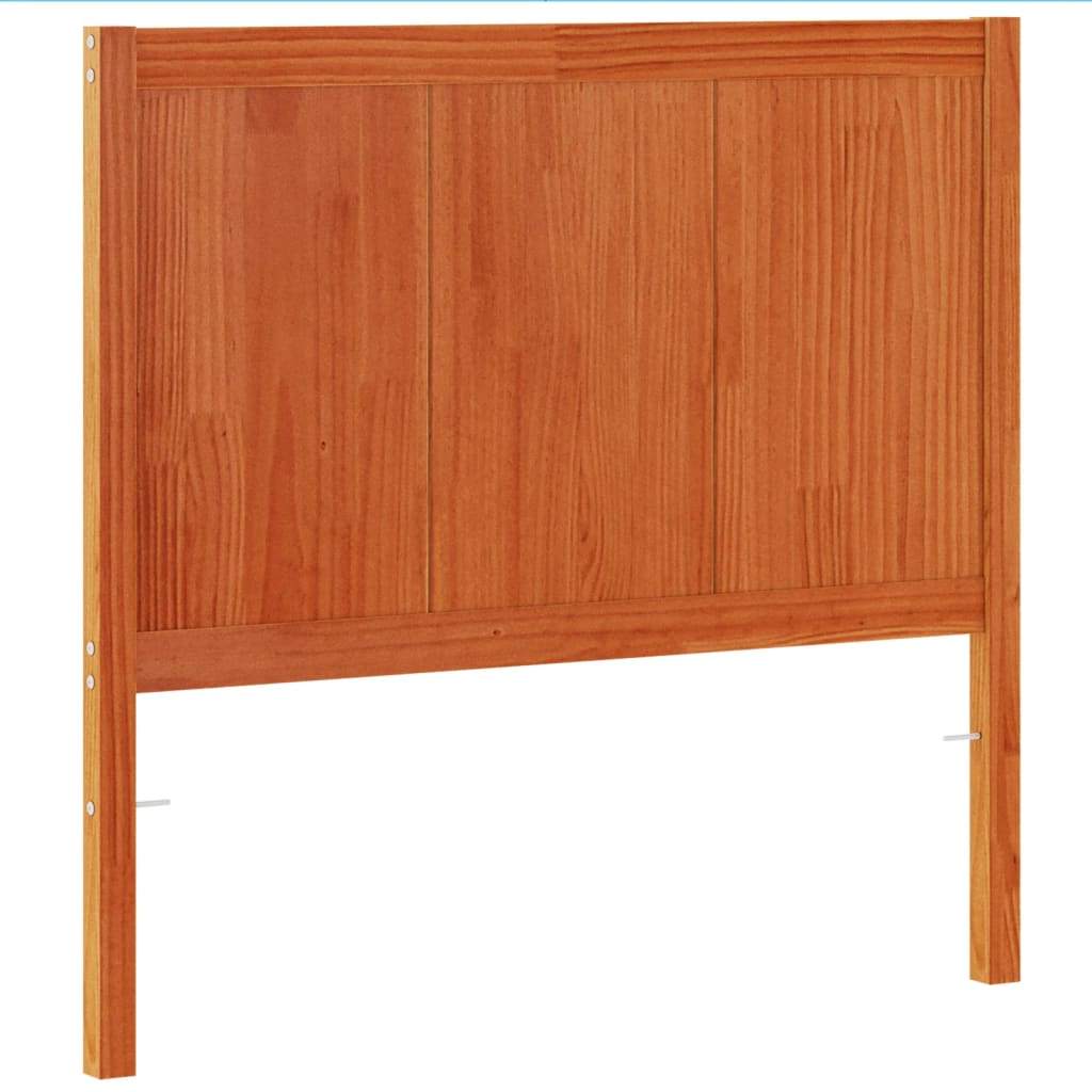 Solid Pine Headboard Wax Brown 100 cm - Durable & Stylish
