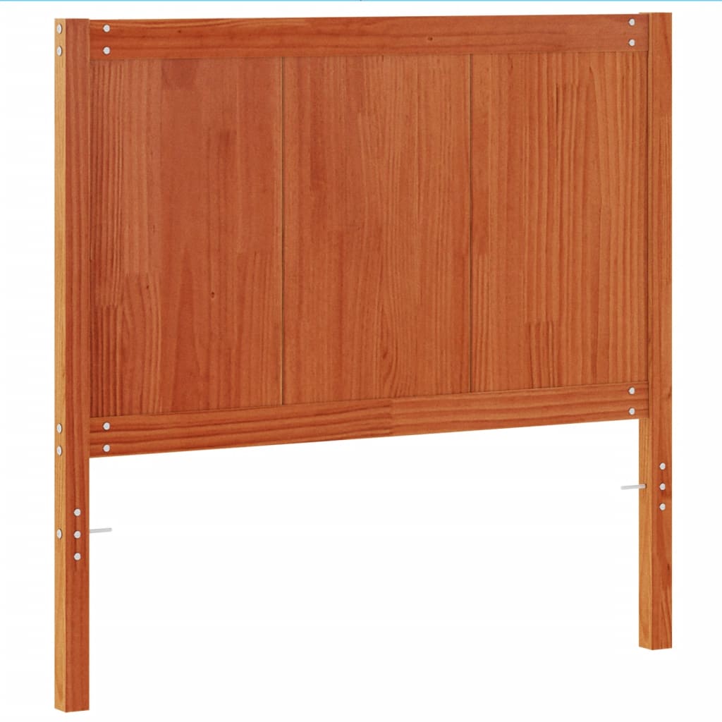 Solid Pine Headboard Wax Brown 100 cm - Durable & Stylish