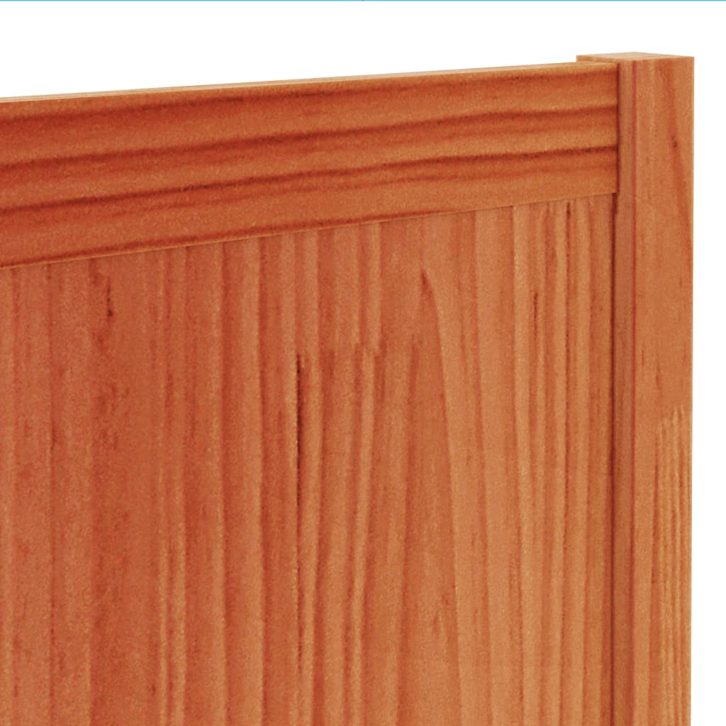 Solid Pine Headboard Wax Brown 100 cm - Durable & Stylish