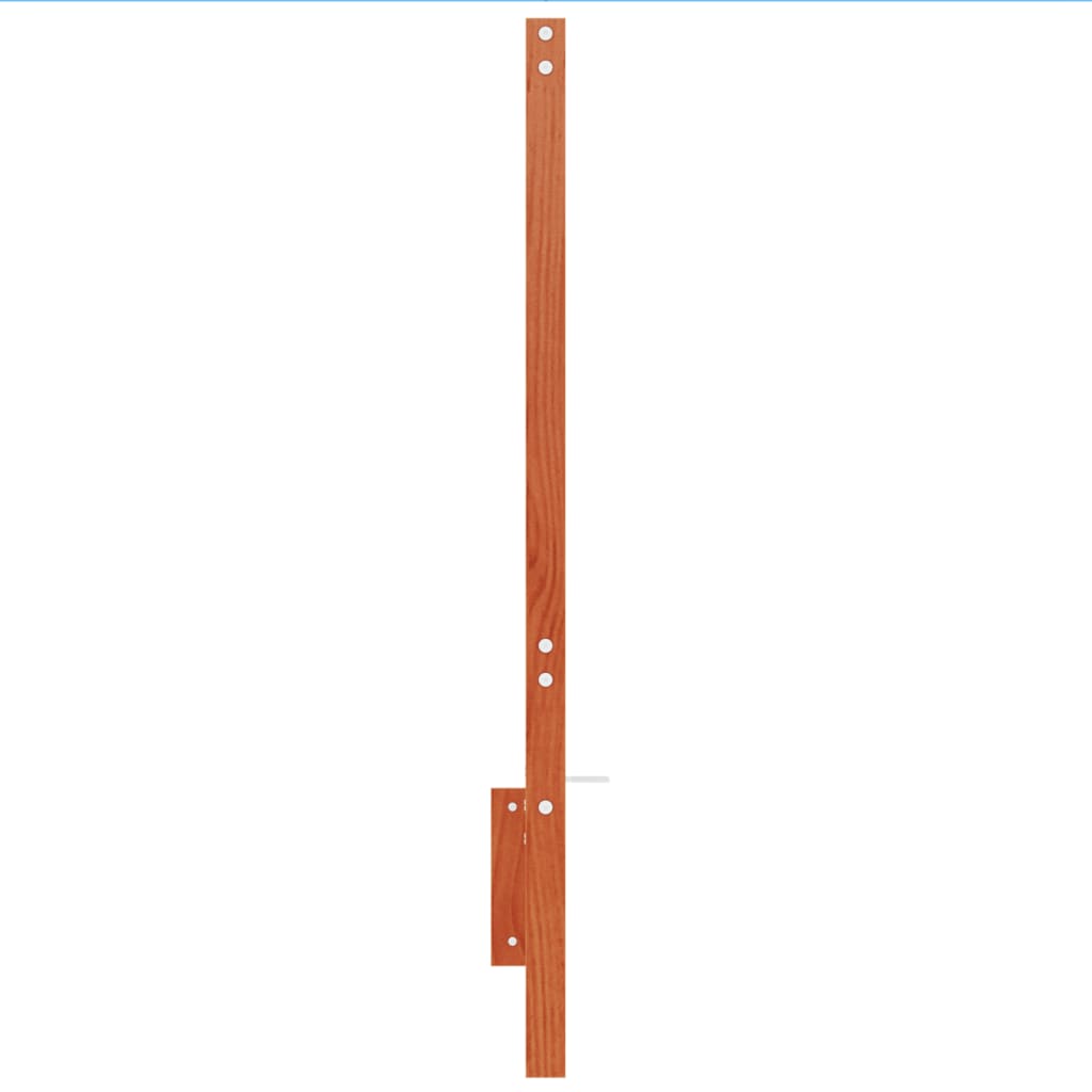 Solid Wood Pine Headboard, Wax Brown, 150 cm