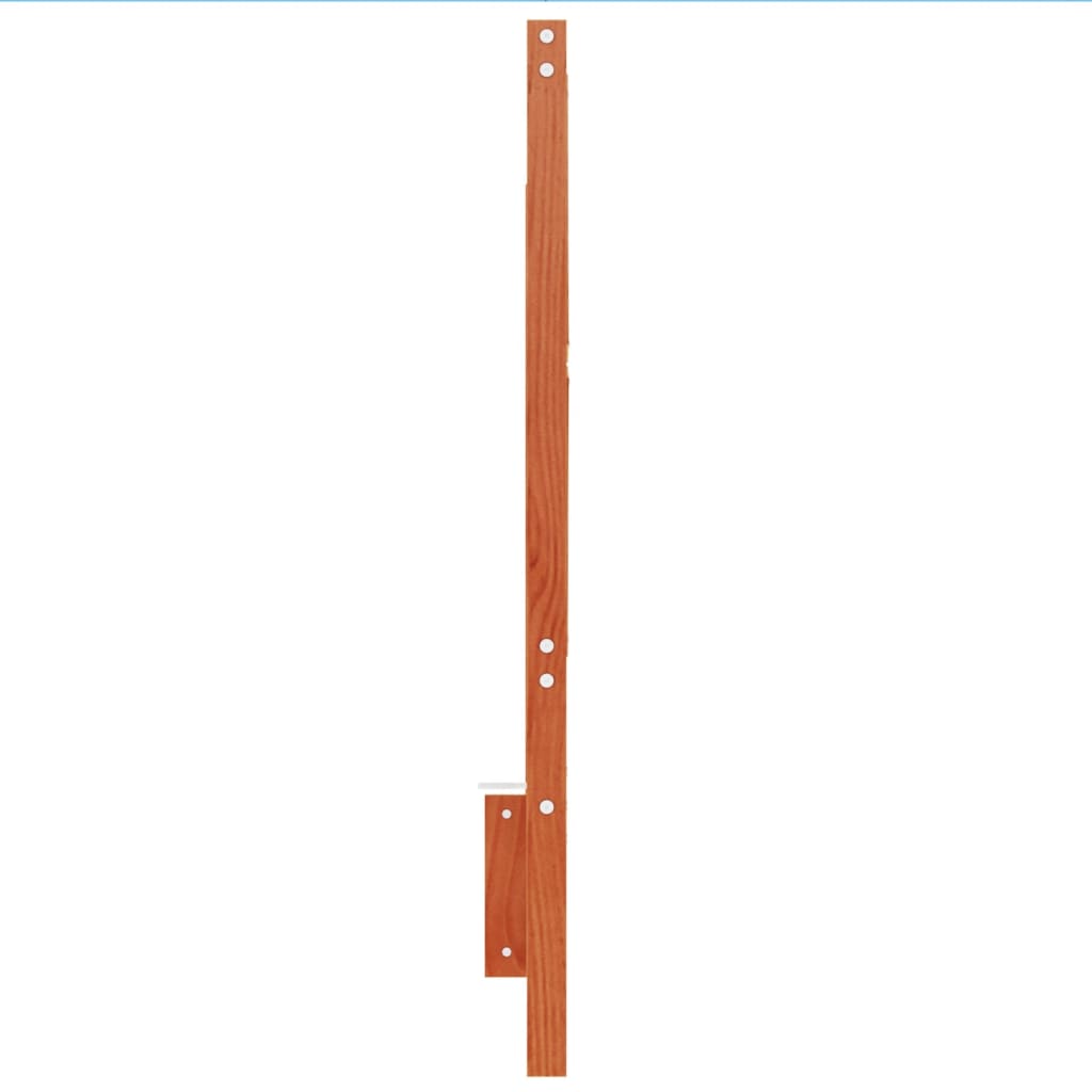 Solid Pine Wood Headboard - Wax Brown, 160 cm