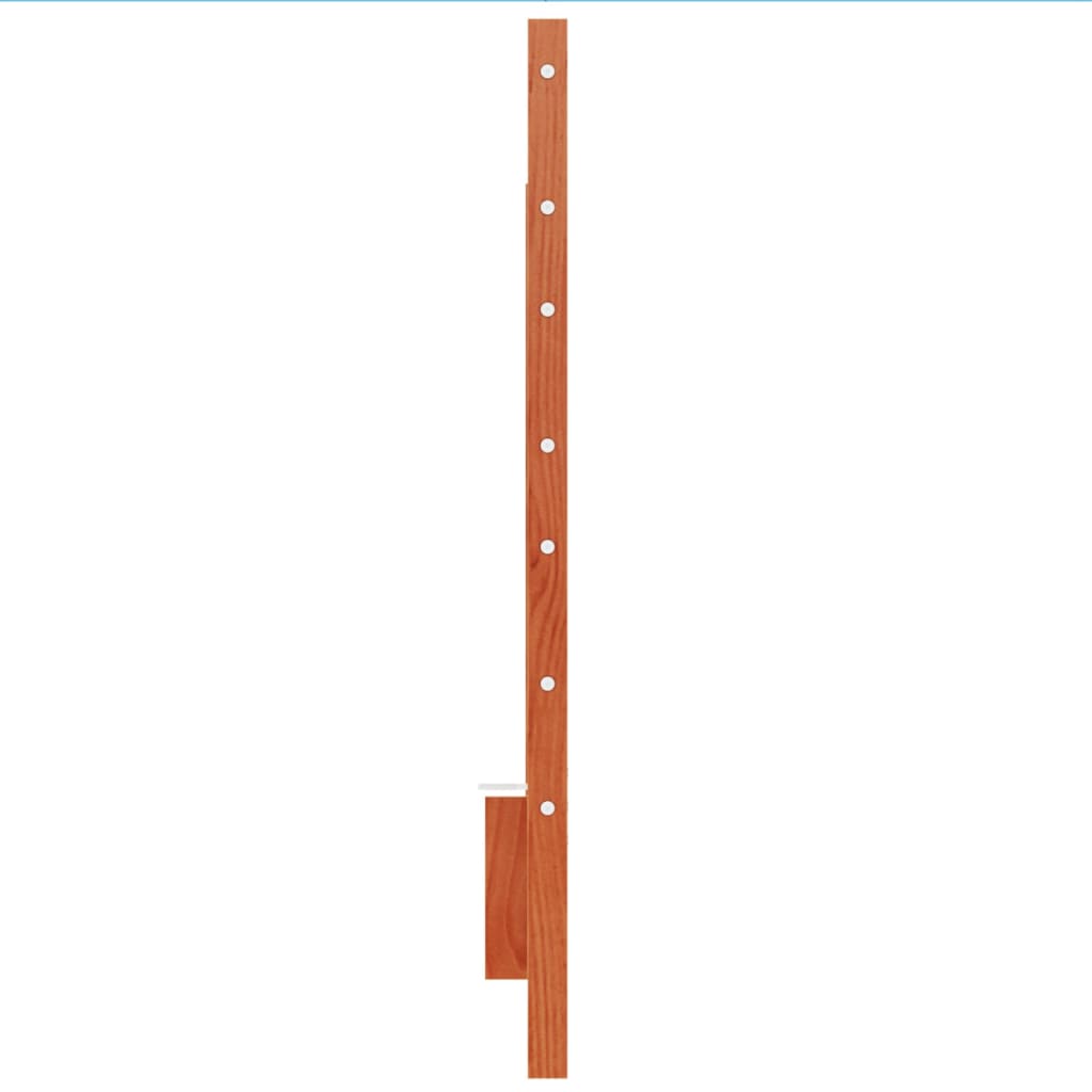 Solid Wood Pine Headboard, Wax Brown, 160 cm - Elegant Bedroom Décor