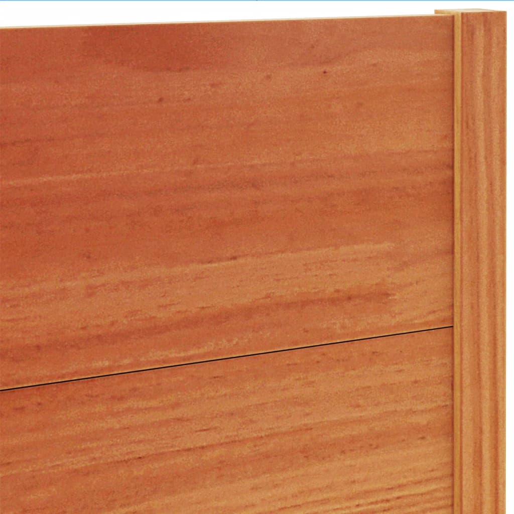 Solid Wood Pine Headboard, Wax Brown, 160 cm - Elegant Bedroom Décor