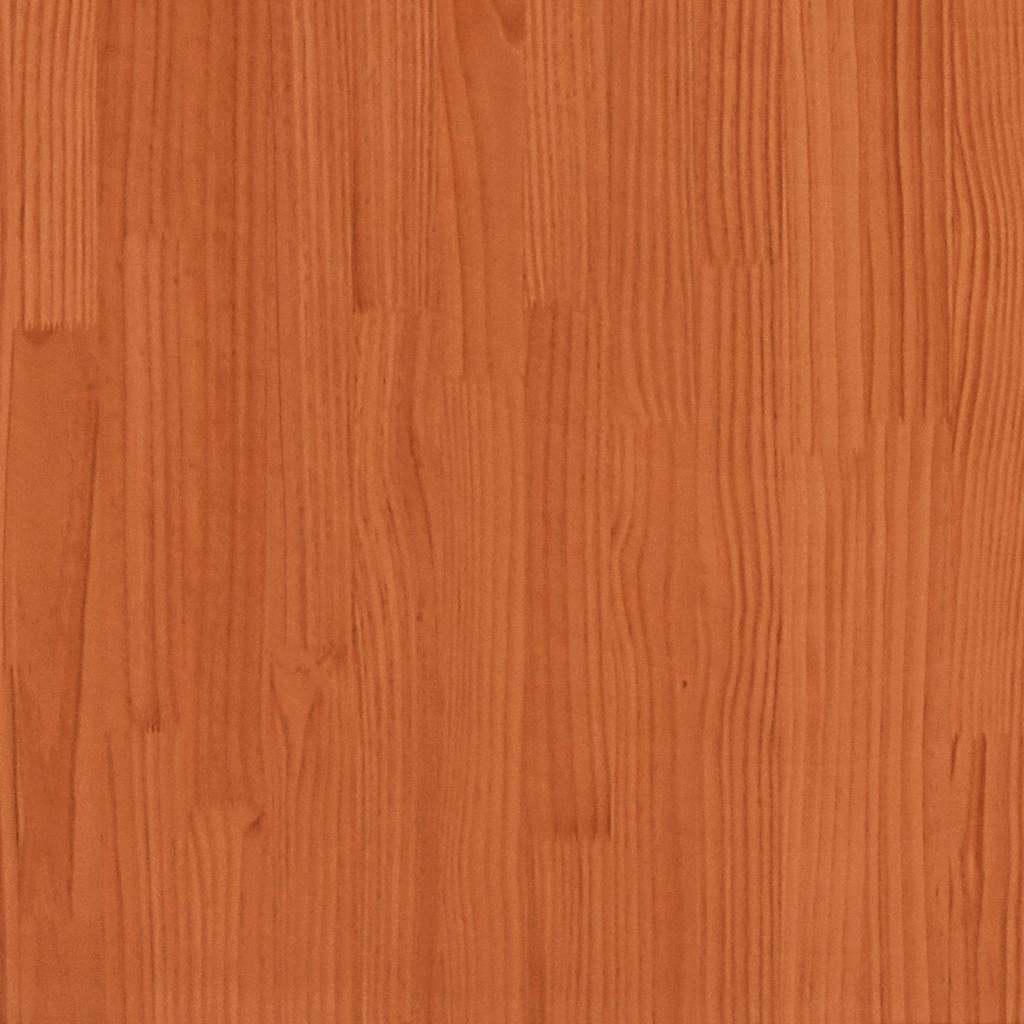 Wax Brown Solid Pine Day Bed Frame 90x200 cm - No Mattress