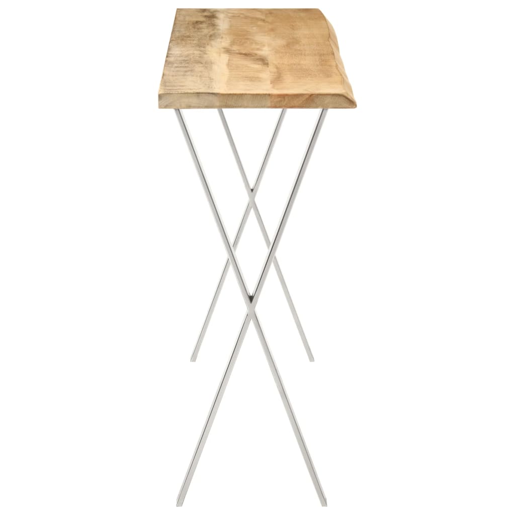 Live Edge Console Table 105x33x76 cm | Solid Mango Wood