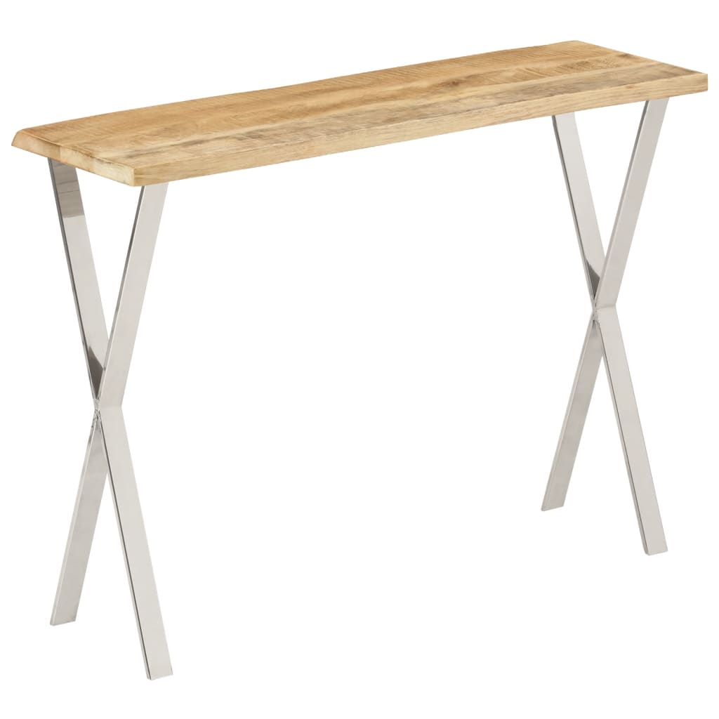 Live Edge Console Table 105x33x76 cm | Solid Mango Wood