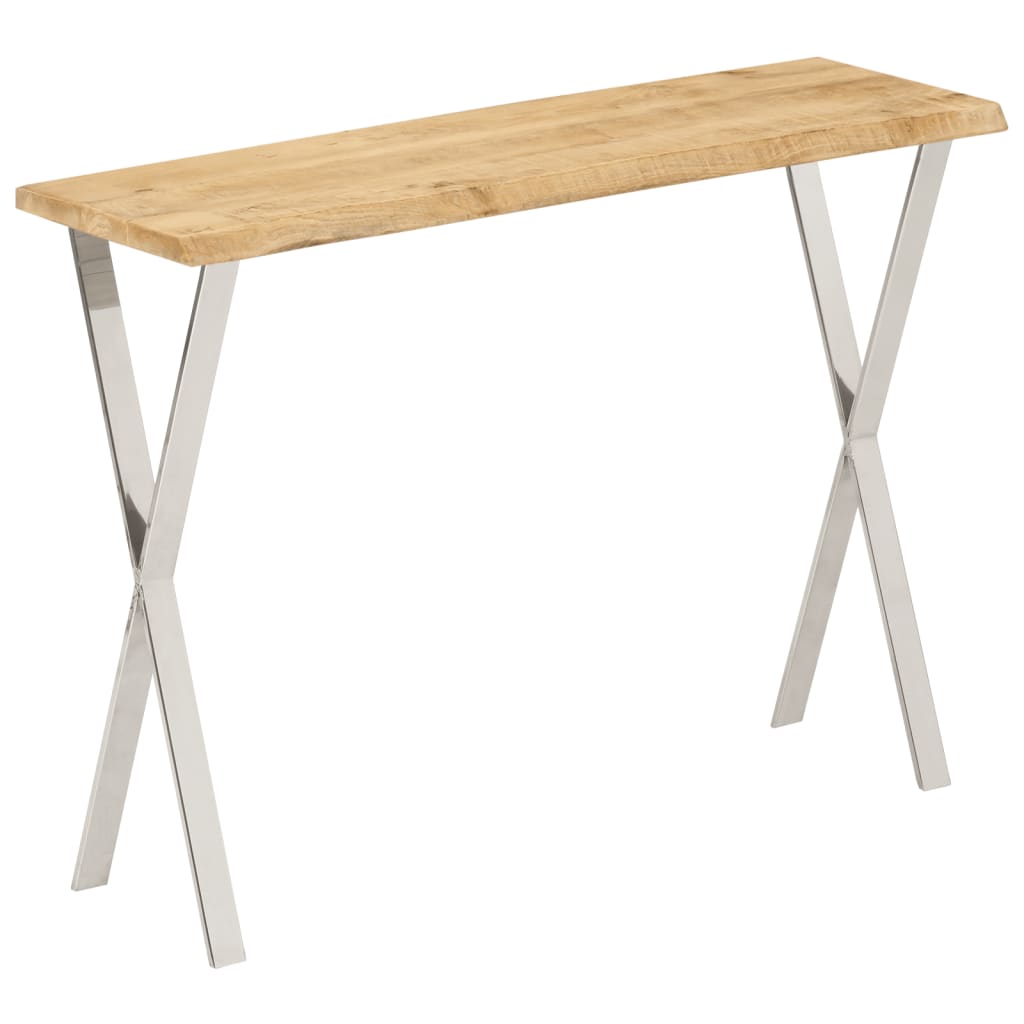 Live Edge Console Table 105x33x76 cm | Solid Mango Wood