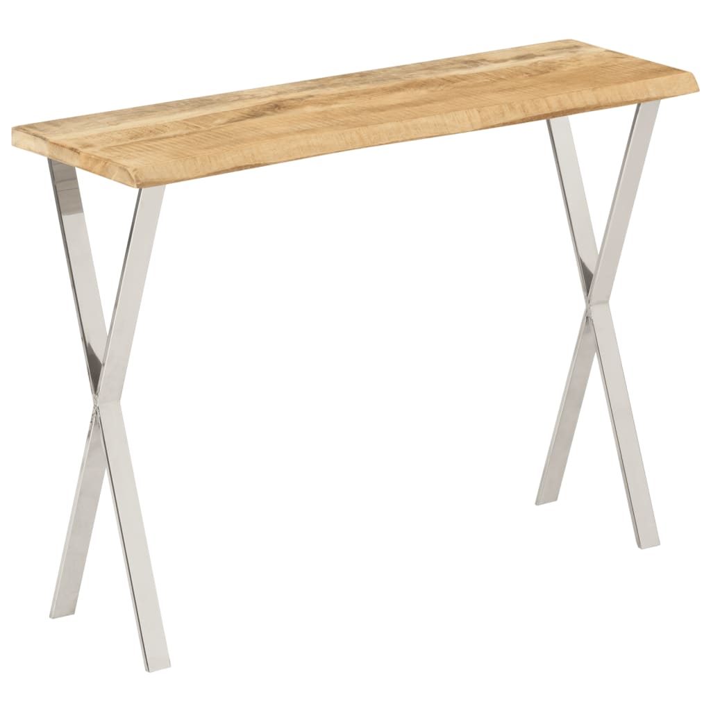 Live Edge Console Table 105x33x76 cm | Solid Mango Wood