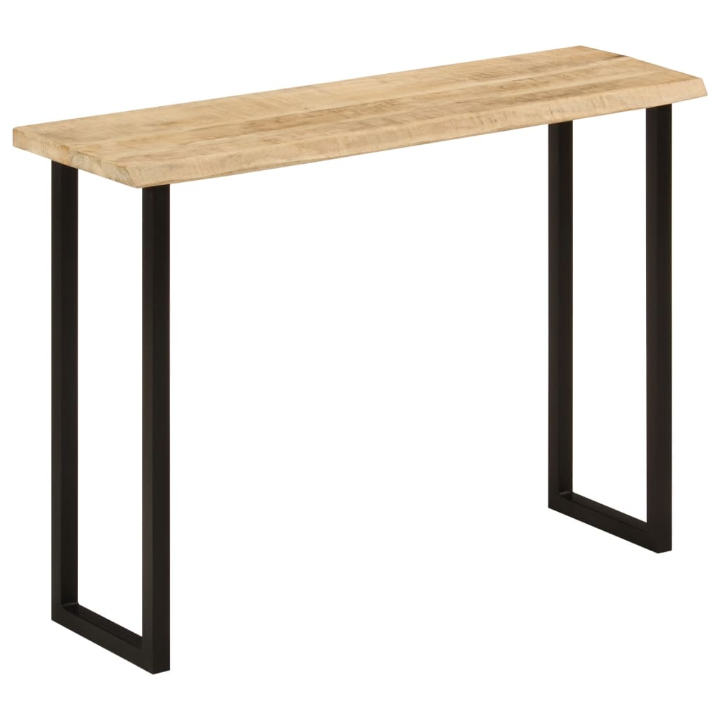 Live Edge Mango Wood Console Table 105x33x76 cm Solid Wood