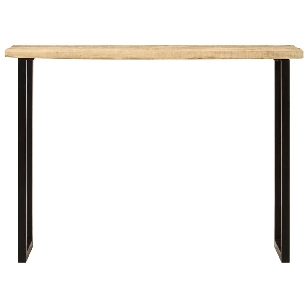 Live Edge Mango Wood Console Table 105x33x76 cm Solid Wood