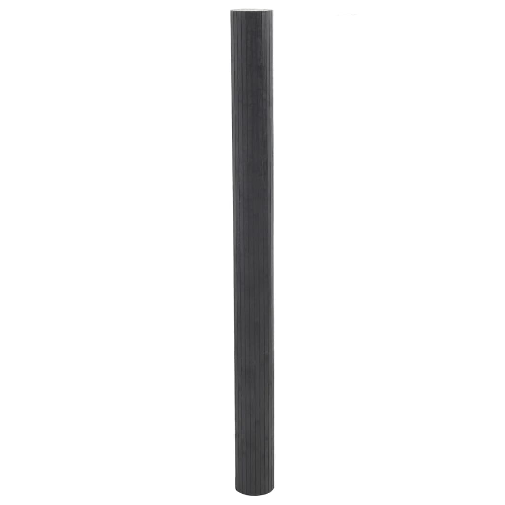 Elegant Grey Bamboo Room Divider 165x800 cm