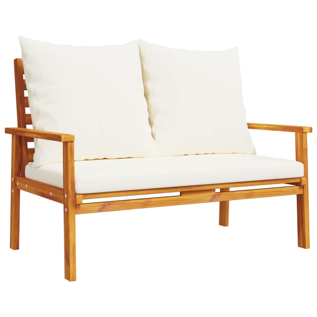 Natural Acacia Wood Garden Set with Cushions - Stylish & Durable