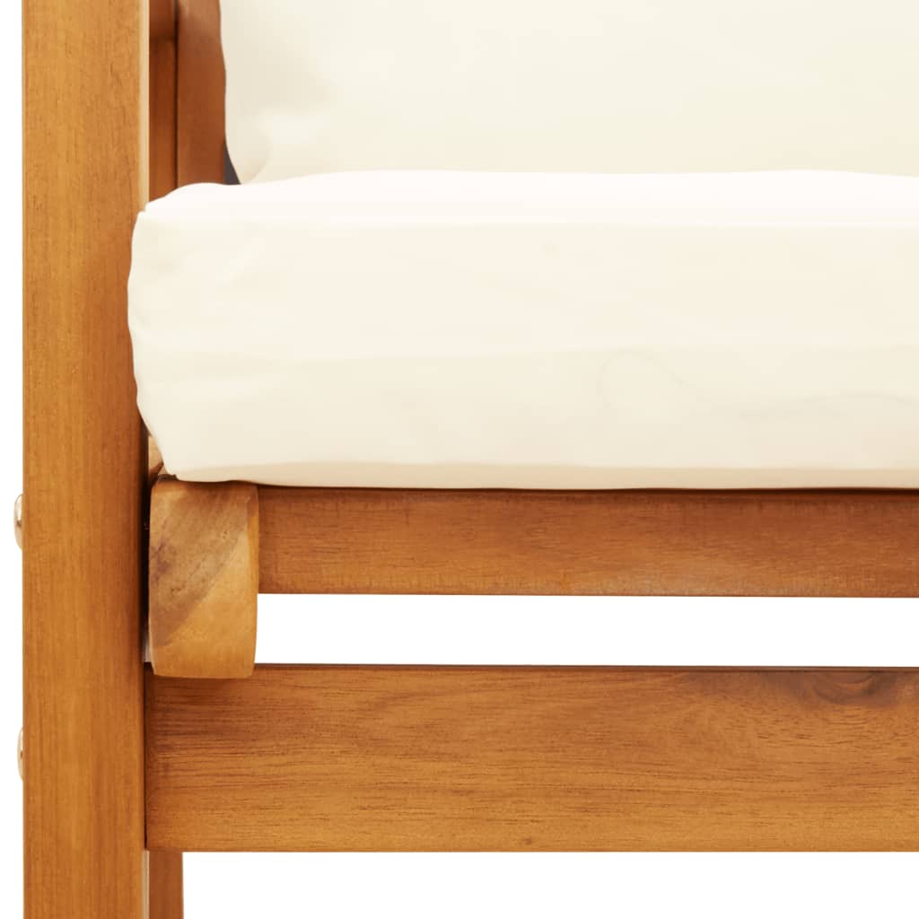 Natural Acacia Wood Garden Set with Cushions - Stylish & Durable