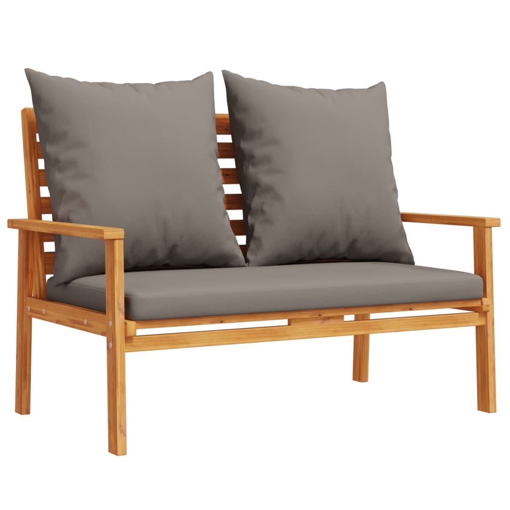 Solid Wood Acacia Garden Set with Cushions - Elegant & Durable