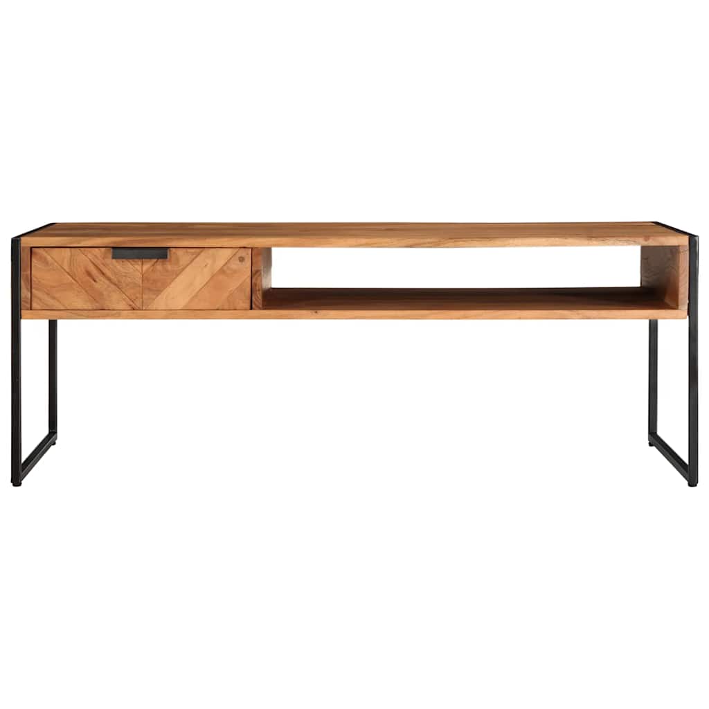 Coffee Table 110x55x40 cm Solid Wood Acacia