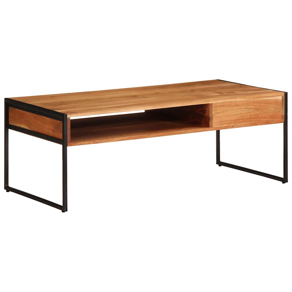 Coffee Table 110x55x40 cm Solid Wood Acacia